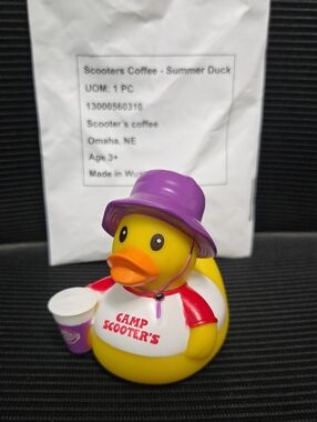 Scooter's Summer Camp Rubber Duck